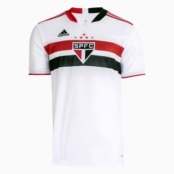 Thailand Trikot São Paulo Heim 2021-22 Weiß Fussballtrikots Günstig